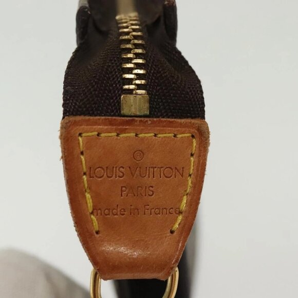 LOUIS VUITTON Monogram Bucket PM Accessory Pouch LV Auth 139628 - Picture 9 of 16